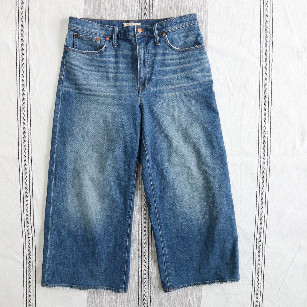Madewell Women's Wide-Leg Crop Jeans | 31